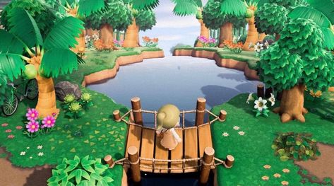 Animal Crossing Jungle, Acnh Jungle Core, River Mouth, Animal Crossing 3ds, Animals Crossing, Ac New Leaf, Animal Crossing Guide, Animal Crossing Wild World, Island Theme