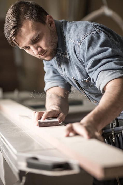 Skilled carpenter working. Image of skilled carpenter working with plane , #Aff, #working, #carpenter, #Skilled, #plane, #skilled #ad Carpentry Workshop, Construction Branding, Woodworking Shows, Carpenter Work, Carpentry Projects, Environmental Portraits, New Media Art, Industrial Photography, Business Portrait