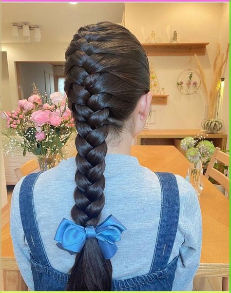 Tight French Braid, Dense Hair, French Plait, Long Shiny Hair, Hairstyles Straight, Easy Hairstyles For Thick Hair, Long Hair Pictures, Easy Hairstyles For Medium Hair, French Braid Hairstyles