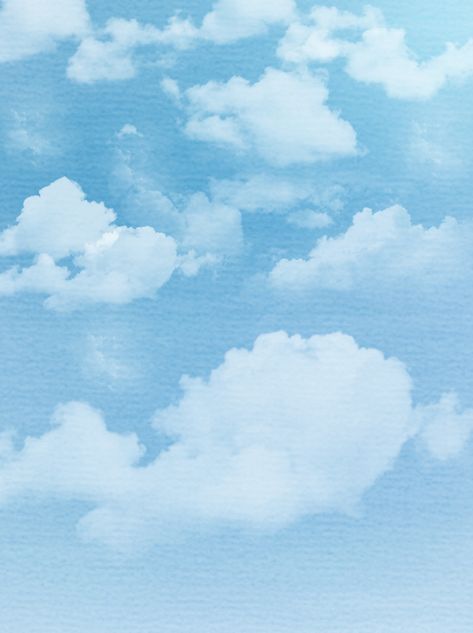 bleu,couleur unie,ciel bleu et nuages ​​blancs,texture aquarelle,ciel bleu et fond de nuages ​​blancs,bleu frais,dégradé bleu Aestetic Bleu, Aesthetic Bleu, Neutrogena Skin Care, Blue Drawings, Cute Blue Wallpaper, Watercolor Sky, Bleu Pastel, Texture Paint, Picture Collage Wall