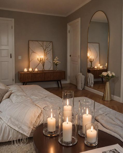 Master Bedrooms Decor Romantic, Spa Bedroom, Grown Up Bedroom, Instagram Bedroom, Zen Bedroom, Dream Apartment Decor, Redecorate Bedroom, Small Room Bedroom, Master Bedrooms Decor