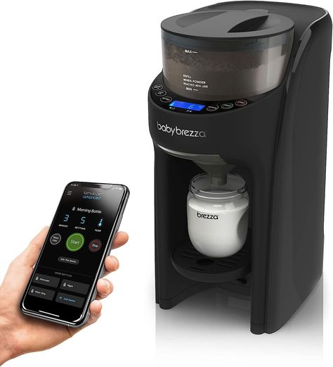 Baby Brezza Formula Pro Advanced WiFi Formula Dispenser Machine - Automatically Mix a Warm Formula Bottle Instantly - Easily Make Bottle with Automatic Powder Blending