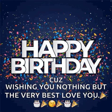 Happy Birthday Cuz Carolyn GIF - Happy Birthday Cuz Carolyn - Discover & Share GIFs Happy Birthday Aunt From Niece, Cousin Birthday Quotes, Birthday Cousin, Happy Birthday Aunt, Happy Birthday Cousin, Happy Birthday Wishes Pics, Sister In Law Birthday, Birthday Wishes Pics, Happy Birthday Black