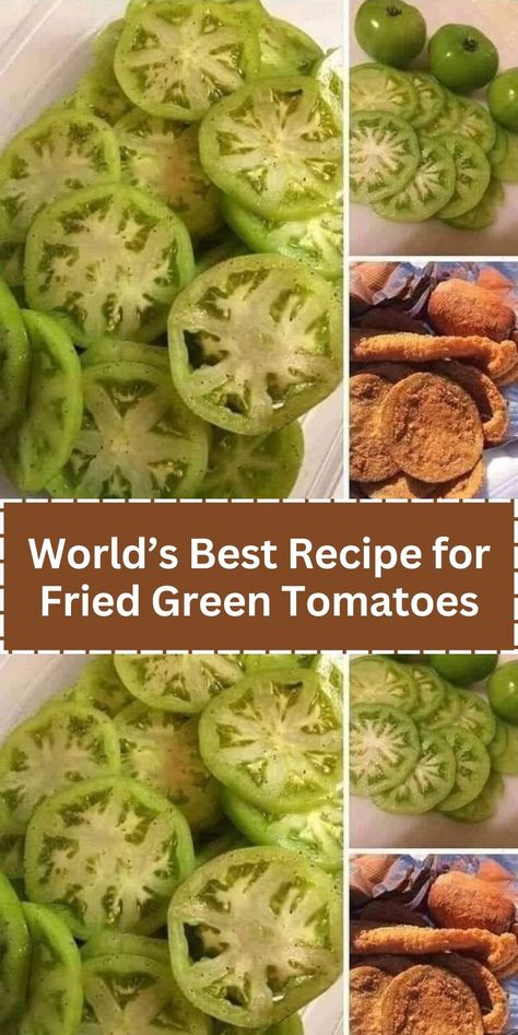 World’s Best Recipe for Fried Green Tomatoes Deep Fried Green Tomatoes, What To Eat With Fried Green Tomatoes, Green Zebra Tomatoes Recipes, Fried Green Cherry Tomatoes, Fried Green Tomato Salad, Friend Green Tomatoes Recipe, Air Fried Green Tomatoes Recipe, Airfryer Fried Green Tomatoes, Air Fryer Green Tomatoes Recipes