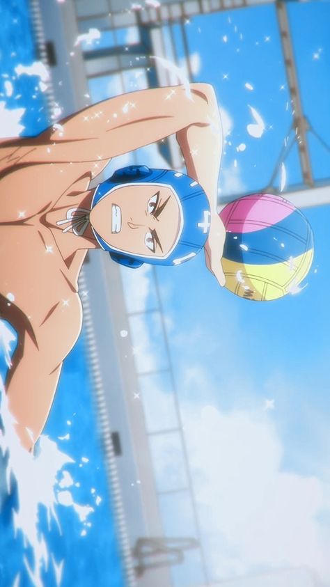 Water Polo Wallpaper, Waterpolo Wallpaper, Waterpolo Aesthetic, Water Polo Aesthetic, Men's Water Polo, Aesthetic Boy, Water Polo, Water Play, Sports Anime