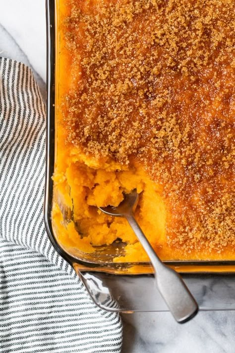 Thanksgiving Sweet Potato Recipes, Easy Sweet Potato Recipes, Sweet Potato Seasoning, Mashed Sweet Potato, Thanksgiving 2022, Brulee Recipe, Herb Stuffing, Thanksgiving Recipes Side Dishes, Eat Seasonal