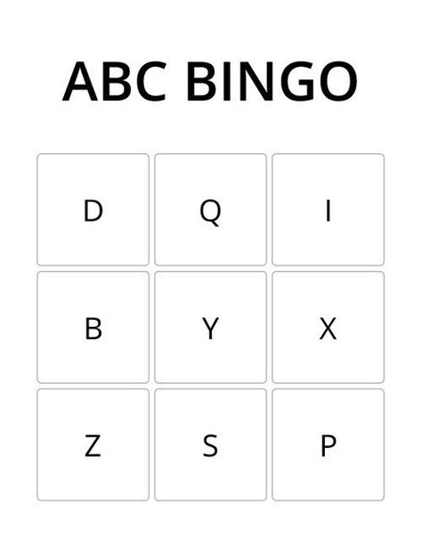 Download or create your own printable abc bingo cards. Use this bingo card generator to create custom bingo cards and games. Abc Bingo, Custom Bingo Cards, Bingo Card Generator, Alphabet Bingo, Summer Bingo, Bingo Sheets, Uppercase Alphabet, Abc Printables, Free Printable Activities