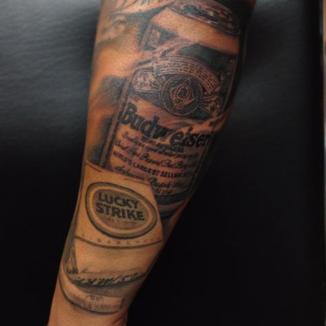 Budweiser Samurai Mask Tattoo, Food Tattoos, Mask Tattoo, Night At The Museum, Inked Magazine, Amazing Pics, First Tattoo, San Pedro, Social Media Management