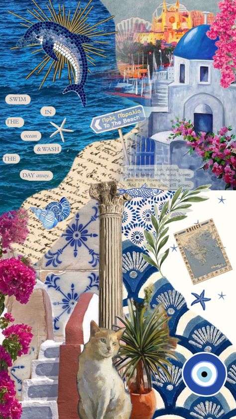 #greece #blueaesthetic #summer Design Basics, Paid Off, Bullet Journal Stickers, Long Run, Life Is A Journey, Extra Cash, Journal Stickers, Travel Life, Blue Aesthetic