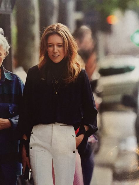 Chloe designer Claire Waight Keller - love her white jeans! Claire Waight Keller, Chloe Designer, Clare Waight Keller, Stylish People, Best Fashion Designers, Inspiring Women, Influential People, Fashion Icons, Minimal Chic