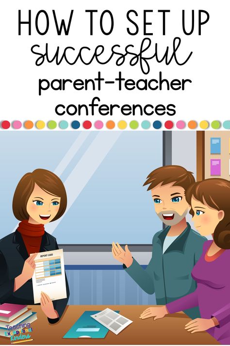 For elementary teachers preparing for parent teacher conferences can be stressful and overwhelming.  Learn some tips and get ideas from a kindergarten teacher on how to get organized from sign up forms, creating a schedule, sending reminders and knowing what to say.  Get some free conference forms, too!  Read all about it today! #teachingexceptionalkinders Parent Teacher Conference Ideas, Parent Teacher Conferences Kindergarten, Parent Teacher Interviews, Creating A Schedule, Parent Teacher Conference Forms, Sensory Classroom, Conference Forms, Kindergarten Parent, Parent Teacher Meeting