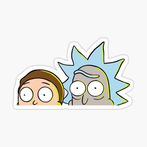 Rick And Morty Gifts, Rick E Morty, Rick And Morty Image, Rick And Morty Drawing, Rick And Morty Stickers, Rick And Morty Poster, Stickers Cool, Rick Y Morty, Cartoon Painting