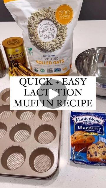 Lactation Breakfast Recipes, Breastfeeding Breakfast Ideas, Breastfeeding Breakfast, Lactation Balls, Quick Grab And Go Breakfast, Boost Milk Supply Breastfeeding, Lactation Muffins, Pregnancy Freezer Meals, Lactation Snacks