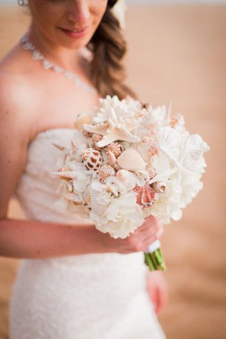 Cape Cod Beach Wedding, Shell Bouquet, Beach Bouquet, Seashell Bouquet, Diy Bridal Bouquet, Sea Wedding, Key West Wedding, Beach Wedding Flowers, Beach Flowers