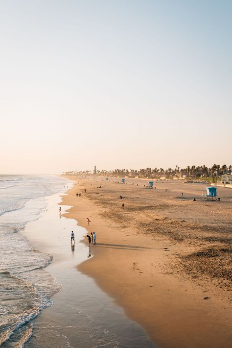 Evening sunset light on the beach in Huntington Beach, California Huntington Beach California, Sunset Light, Evening Sunset, Surf City, Beach Surf, Hotel Motel, Posters Framed, Beach California, Huntington Beach