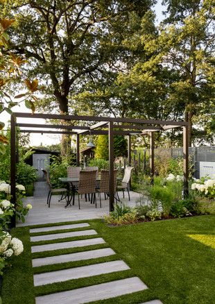 Back Garden Design, Large Backyard, Have Inspiration, Contemporary Garden, Outdoor Gardens Design, Backyard Garden Design, City Garden, Small Garden Design, Outdoor Dining Area