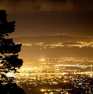 Light Pollution Track Light, Artificial Light, Dark Sky, Light Pollution, Ap Art, Dark Skies, The Night Sky, Astronomer, San Francisco Bay