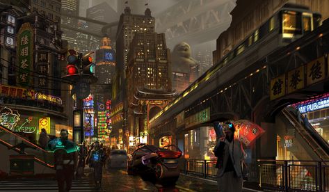 Cyberpunk Rpg, Sci Fi City, Cyberpunk Aesthetic, Cyberpunk City, Arte Cyberpunk, High Resolution Wallpapers, Futuristic City, Fantasy Art Landscapes, Cyberpunk Art