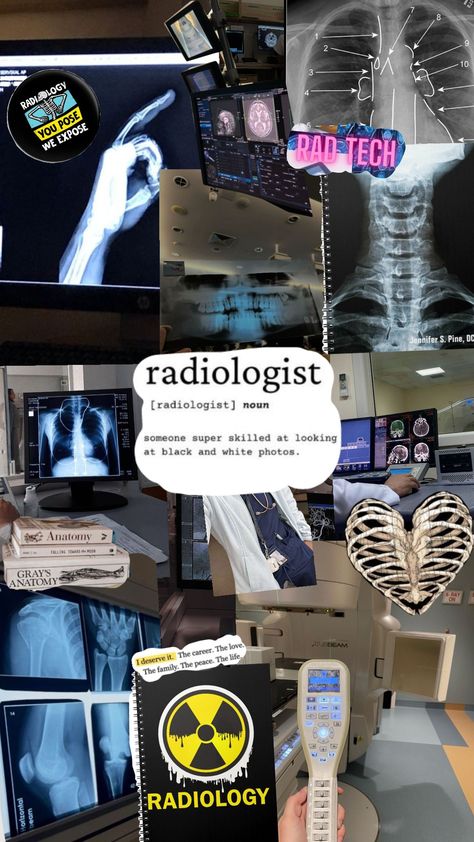 Radiology for one of my best friends who gonna be a radiologist <3 Radiology School Aesthetic, Radiology Wallpaper Iphone, Radiology Vision Board, Radiology Student Graduation Pictures, Radtech Wallpaper, Radiology Technologist Aesthetic, Radiology Technician Aesthetic, Radiation Therapist Aesthetic, Radiologist Wallpaper