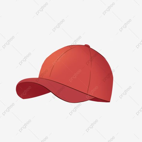 Red Cap, Baseball Hats, Buckle, Hats, Red