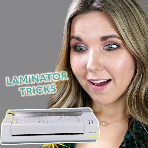 I Didn't Know My Laminator Could Do That! 😲 | I Didn't Know My Laminator Could Do That! 😲 | By Liz Fenwick DIY | Facebook Liz Fenwick Diy, Liz Fenwick