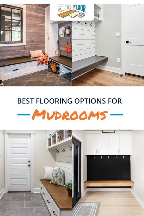 Flooring For Mudroom, Best Mudroom Flooring, Best Flooring For Mudroom, Mud Room Floor, Mud Room Floor Ideas, Mudroom Flooring Ideas, Easy Flooring, Small Mudroom Ideas, Best Vinyl Flooring