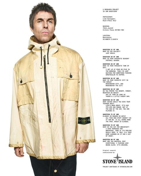 Stone Island Aesthetic, Body References, Eric Cantona, Copenhagen Street Style, David Sims, Drawings Ideas, Island Fashion, Liam Gallagher, Street Style Trends