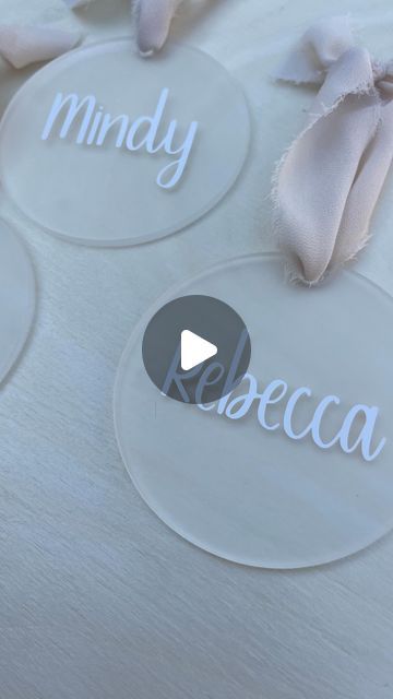 Personalized Gifts & Custom Designs on Instagram: "🎄✨ Elevate your holiday decor with our stunning personalized Christmas ornaments! 

Made on frosted acrylic, these simple yet elegant pieces are perfect for adding a touch of warmth to your festive celebrations. 

Each ornament comes beautifully topped with a soft chiffon ribbon, making it a delightful addition to your tree or a thoughtful gift for loved ones. Personalize yours today to create lasting memories! 🌟🎁

✨Available is various colours 
✨Custom ornaments are available - Message us to inquire 
-
-
-
-
-
-
-
-
-

#ChristmasOrnaments #PersonalizedGifts #HolidayDecor #FrostedAcrylic #ChiffonRibbon #ShopNow #steinbachsmallbusiness #steinbach #etsy #etsyshop #supportsmallbusiness #HolidayDecor #Stockingtags #explorepage #vinylcrafts Ribbon Making, Chiffon Ribbon, Custom Ornaments, Frosted Acrylic, Vinyl Crafts, Custom Ornament, Personalized Christmas Ornaments, Personalized Christmas, Thoughtful Gifts