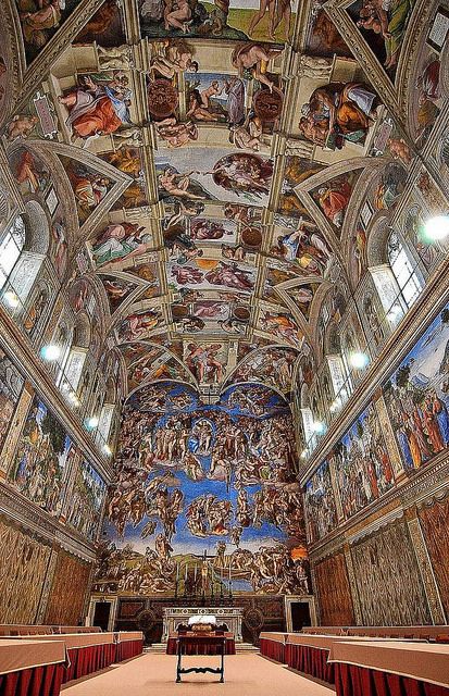 Sistine Chapel Vatican Sistine Chapel Ceiling, The Sistine Chapel, Istoria Artei, Vatican Museums, Sistine Chapel, Church Architecture, Belem, Vatican City, Beautiful Buildings