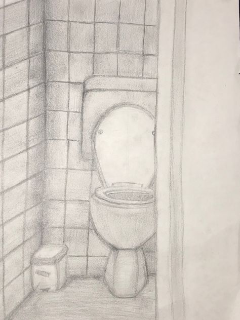 Toilet Sketch, Toilet Drawing, Fun Time, Drawing Sketches, Good Times, A R, Sketch Book, Doodles, Male Sketch