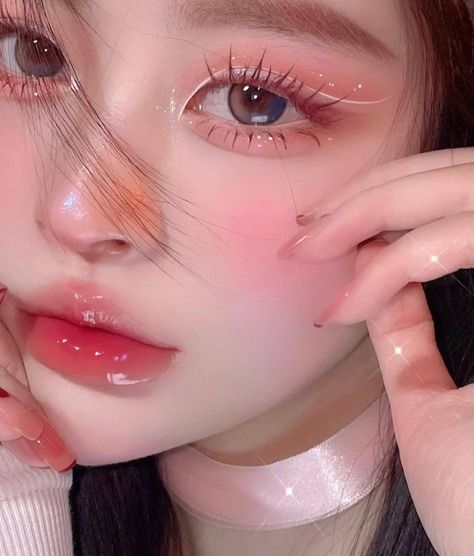 Asian Makeup Looks, Korean Makeup Look, Cute Eye Makeup, Doll Eye Makeup, Kawaii Makeup, Korean Eye Makeup, Ulzzang Makeup, Ethereal Makeup, Fancy Makeup