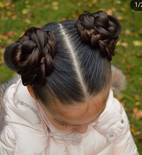 Hairstyles For Back To School, Gymnastics Hairstyles, Hair Style Girl, Easy Party Hairstyles, Cute Bun Hairstyles, 11 Birthday, Birthday Hairstyles, Back To School Kids, Birthday Hair