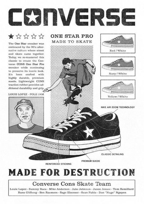 Poster For Wall Aesthetic, Cool Room Poster Prints, Converse Vintage Poster, Retro Shoe Poster, 2000 Poster Aesthetic, Cool Retro Posters, Retro Fashion Poster, Poster Prints Fashion, Converse Poster Design