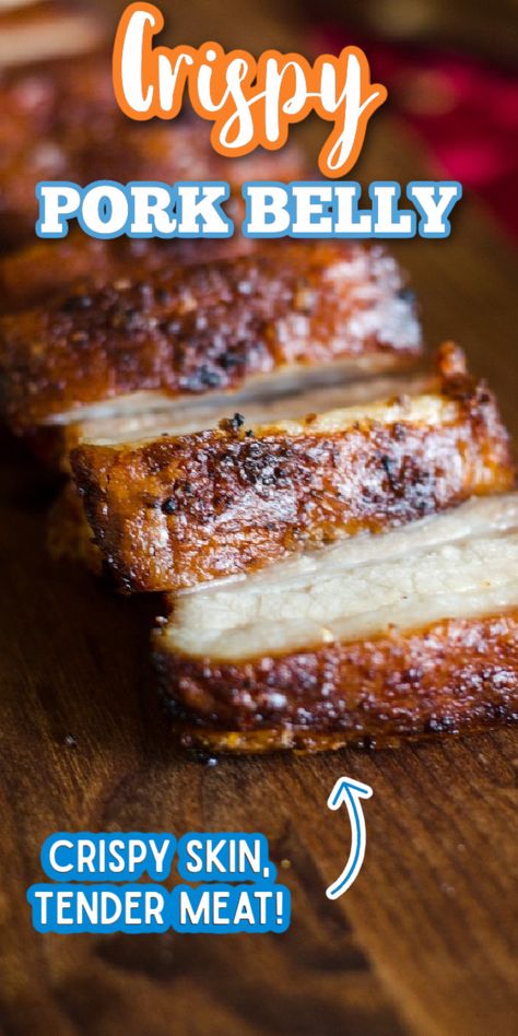 Pan Seared Pork Belly, Tender Pork Belly Recipes, Pork Belly Baked, Pork Belly Stove Top, Whole Pork Belly Recipes, Oven Roasted Pork Belly, Roasted Pork Belly, Pork Belly Recipes Crispy Oven, Crispy Pork Belly Recipes Ovens