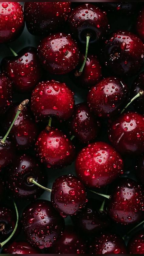 Sultry Red Aesthetic, Maroon Aesthetic, Neon Food, Burgundy Aesthetic, Dark Red Wallpaper, Fruit Wallpaper, Fruit Photography, Food Wallpaper, Beautiful Fruits