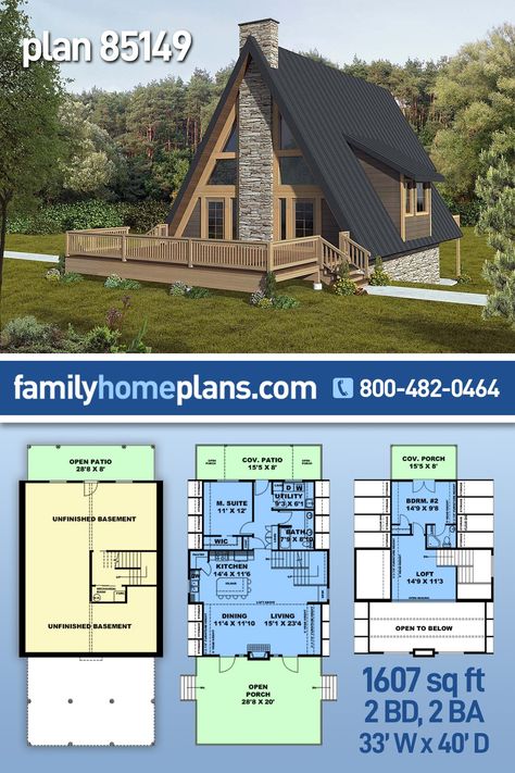 A Frame Kit Homes, Cheap A Frame House, A Frame Remodel Ideas, 1500 Sq Ft Lake House Plans, A Frame House Layout, A Frame Homes With Loft, A Frame Walkout Basement, Interior A Frame House, A Frame With Fireplace