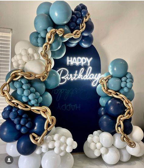 Party Balloons Diy, Events Ideas, 40th Birthday Cards, Diy Balloon Decorations, Birthday Party Theme Decorations, Birthday Balloon Decorations, Balloon Centerpieces, Balloon Backdrop, Balloon Columns