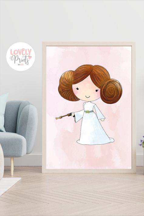 #frozen #supergirl #quote #leiaorgana #starwars #girlroom #babyroom #babydecor #babyroom Star Wars Girl, Girls Door Sign, Interesting Tattoos, Star Wars Nursery, Superhero Nursery, Star Wars Room, Printable Star, Nursery Wall Art Printable, Printable Nursery Art