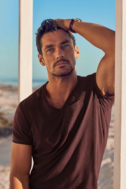 British supermodel David Gandy continues his collaboration with major retail company Marks & Spencer, this time David Gandy added to his Autograph collection new beachwear looks. Male Models Poses, David James Gandy, David James, Beachwear Collection, Men Photoshoot, Beach Wear Men, David Gandy, British Men, Photography Poses For Men