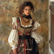 ittlian traditianal wear - Google Search Italian Clothes Traditional, Italy Traditional Dress, Italy Traditional Clothing, Italian Culture Traditional Dresses, Traditional Italian Dress, Centaur Paladin, Traditional Italian Clothing, Italian Traditional Dress, Boho Attire