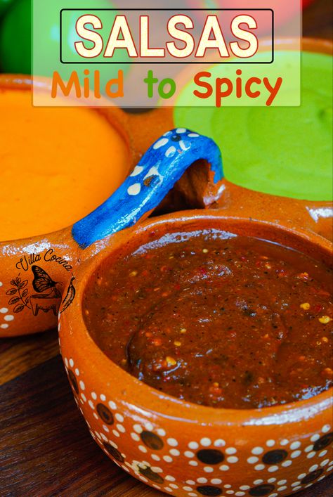 Easy Mexican salsa recipes are not hard to find, and the end result is astonishingly delicious! Extra Hot Salsa Recipe, Taco Salsa Recipes, Salsa Quemada Recipe, Easy Mexican Salsa Recipe, Mexican Menudo Recipe, Chili Recipies, Hot Salsa Recipes, Mexican Salsa Recipe, Escabeche Recipe