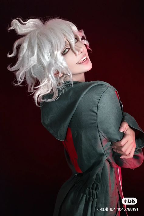 小红书 1D: 1045788191 Komanami Fanart, Nagito In A Suit, Nagito Cosplay, Nagito Komaeda Cosplay, Nagito Cosplay Tiktok, Nagito Fanart Crazy, Nagito Komaeda Insane, Danganronpa Cosplay, I Miss My Boyfriend