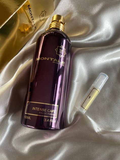 Intense Cafe Perfume, Montale Intense Cafe Perfume, Rose And Coffee, Montale Intense Cafe, Gourmand Perfume, Coffee Vanilla, Brewing Coffee, Boujee Aesthetic, Brand Owner