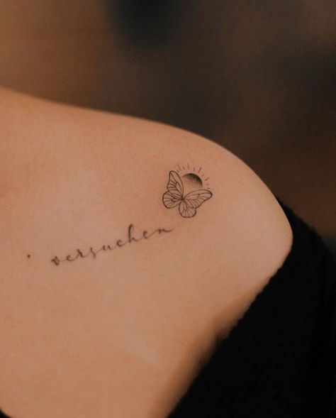 Simple Tattoo Ideas For Men, Tattoo Ideas Female Unique, Butterfly Sunset, Tato Nama, Now Tattoo, Simbols Tattoo, Simple Tattoo Ideas, Friendship Tattoo, Delicate Tattoos For Women