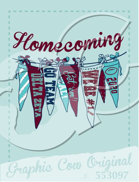 pennant flag football homecoming #grafcow Football Homecoming Shirts Ideas, College Homecoming Shirts, High School Homecoming Decorations, Frat Homecoming Shirts, Sorority Homecoming Banners, Homecoming Tshirt Designs, College Banner Design, Class Banners Ideas Homecoming, Football Homecoming Shirts