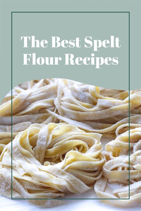 A wide selection of well tested and delicious spelt flour recipes. Hockley Valley produces premium spelt flour and knows how to use it! Get the best spelt flour recipes on their website, from spelt flour breads and pastas to spelt flour cakes, cookies, and pies. #spelt #speltflour #speltrecipes #speltpasta #speltbread #baking #homemadepasta Spelt Bread Recipe, Spelt Flour Recipes, Spelt Pasta, Ancient Grains Recipes, Spelt Recipes, Easy Sourdough Bread Recipe, Spelt Bread, Healthy Bread Recipes, Spelt Flour