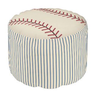 Vintage Baseball Sports Ottoman Pillow Pouf Vintage Baseball Nursery, Baseball Nursery, Baseball Bedroom, Sports Nursery, Nursery Decor Pillows, Baseball Room, Kids Pillow, Man Cave Home Bar, Man Cave Bar