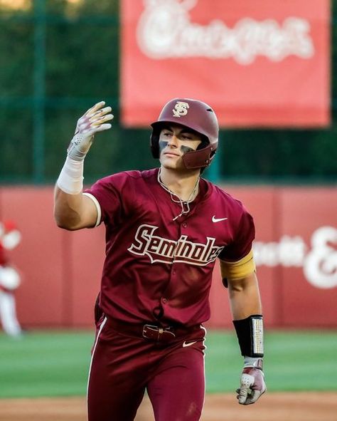 Florida State Baseball on Instagram: "FIRST CAREER GRAND SLAM ✅ #DingesDinger" College Baseball, Grand Slam, Florida State, Baseball Players, Career, University, Florida, Baseball, On Instagram