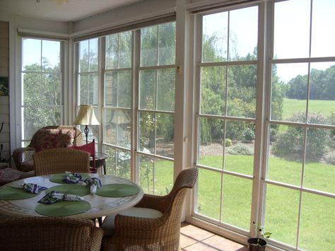 DIY EzeBreeze Windows and Doors - the best of a screened in porch and a sunroom! - Other - by DIY Eze Breeze Closed Porch, Eze Breeze Windows, Eze Breeze, Porch Enclosure, Closed On Sunday, Porch Enclosures, Screened Porches, 3 Season Room, Four Seasons Room