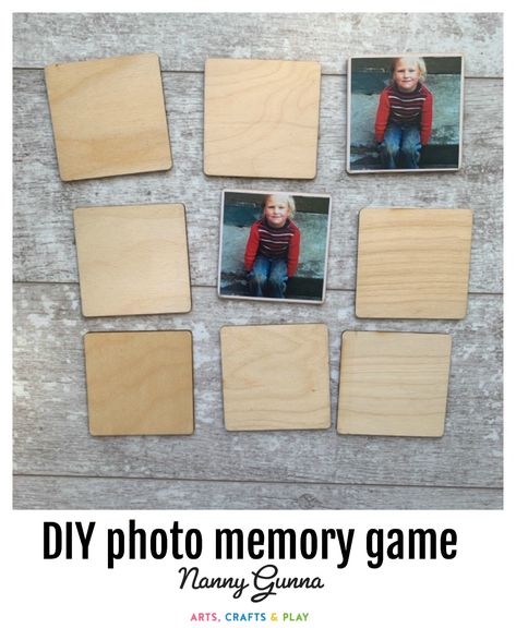 Family Memories Ideas Diy Crafts, Memory Game Diy, Diy Picture Gifts For Grandparents, Board Games Family Photo, Diy Memory Game, Homemade Memory Game, Memory Diy, Brother Pictures, Pen Pal Kit